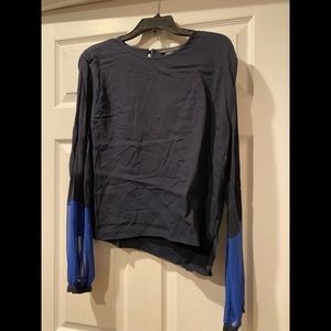 A/X Armani Exchange - navy blue, shear royal blue bottom of arms